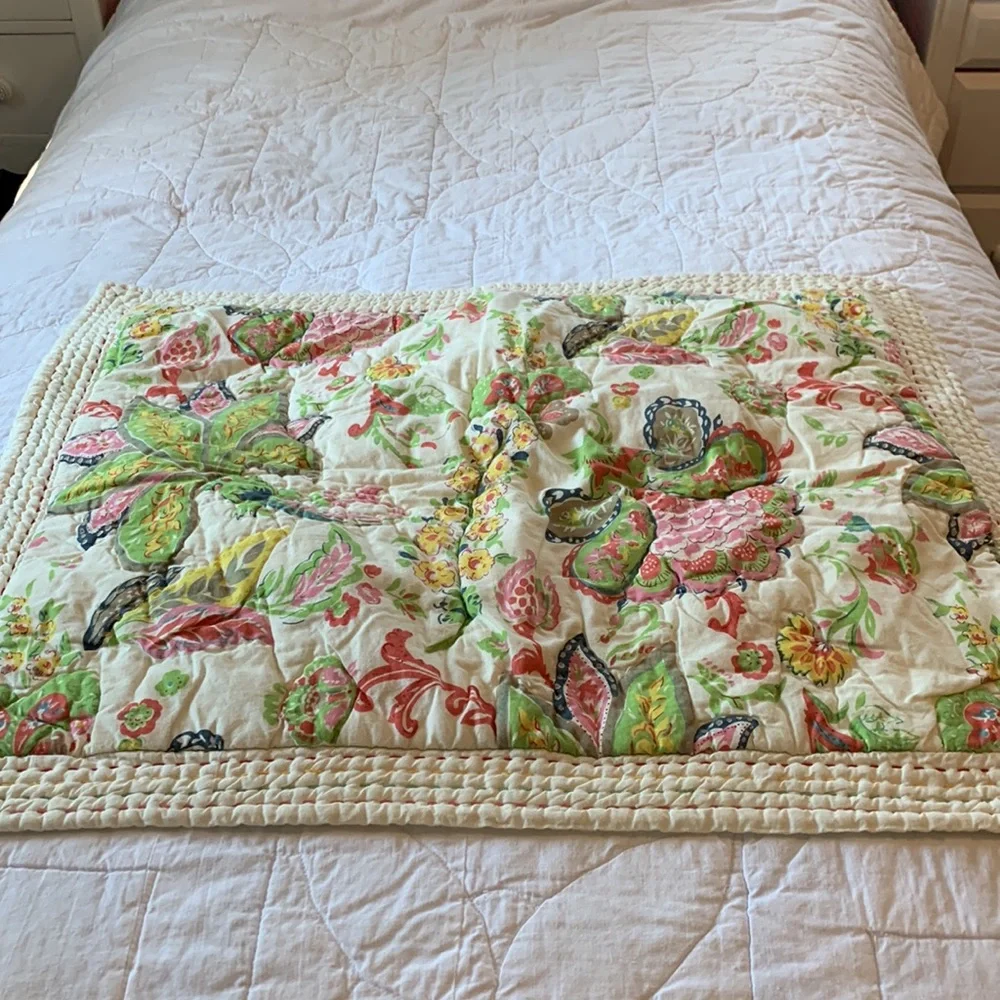 NWOT Pottery Barn Floral sham